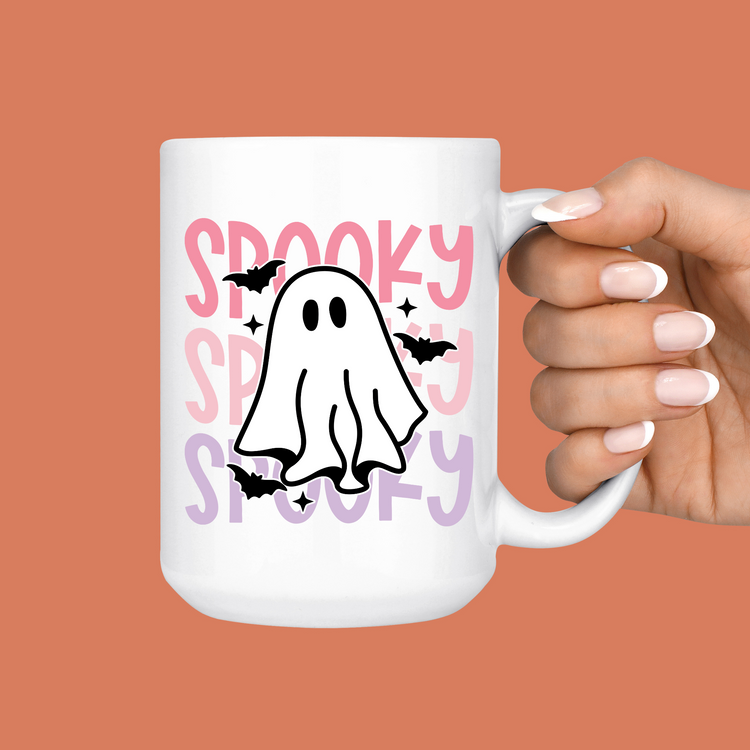 Spooky Spooky Spooky Ghost Halloween Mug