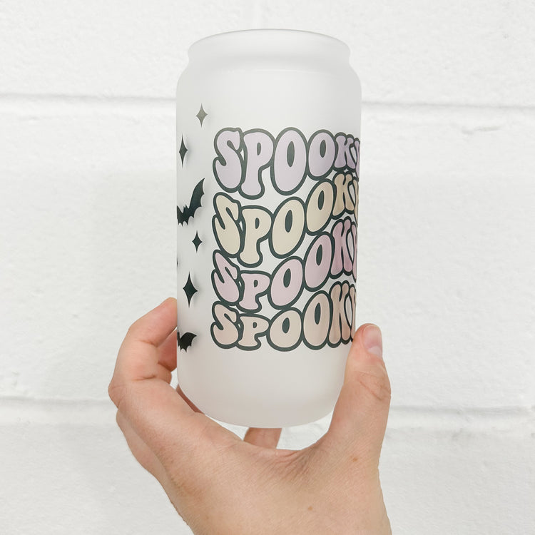 Spooky Spooky Spooky Can Glass - 18oz