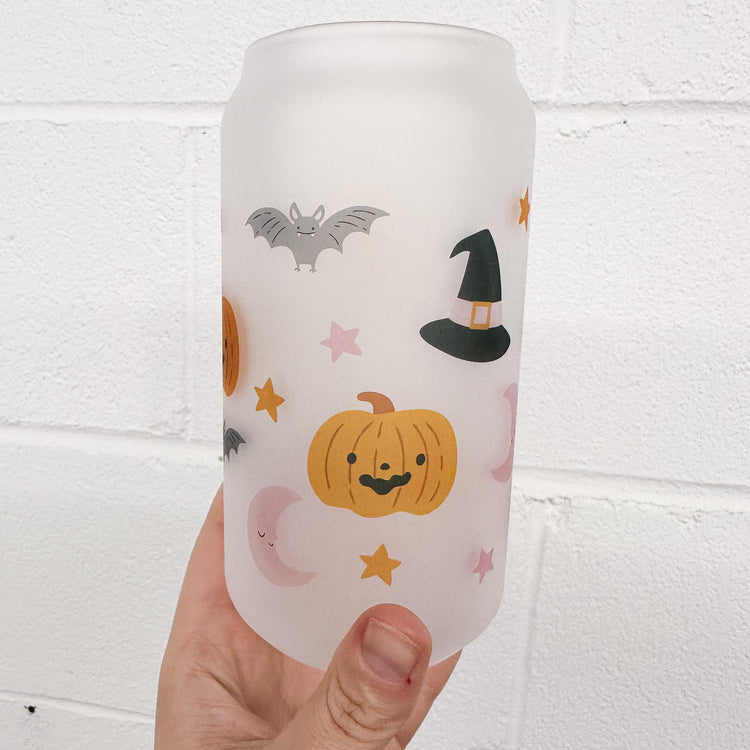 Cute & Spooky Can Glass - 18oz