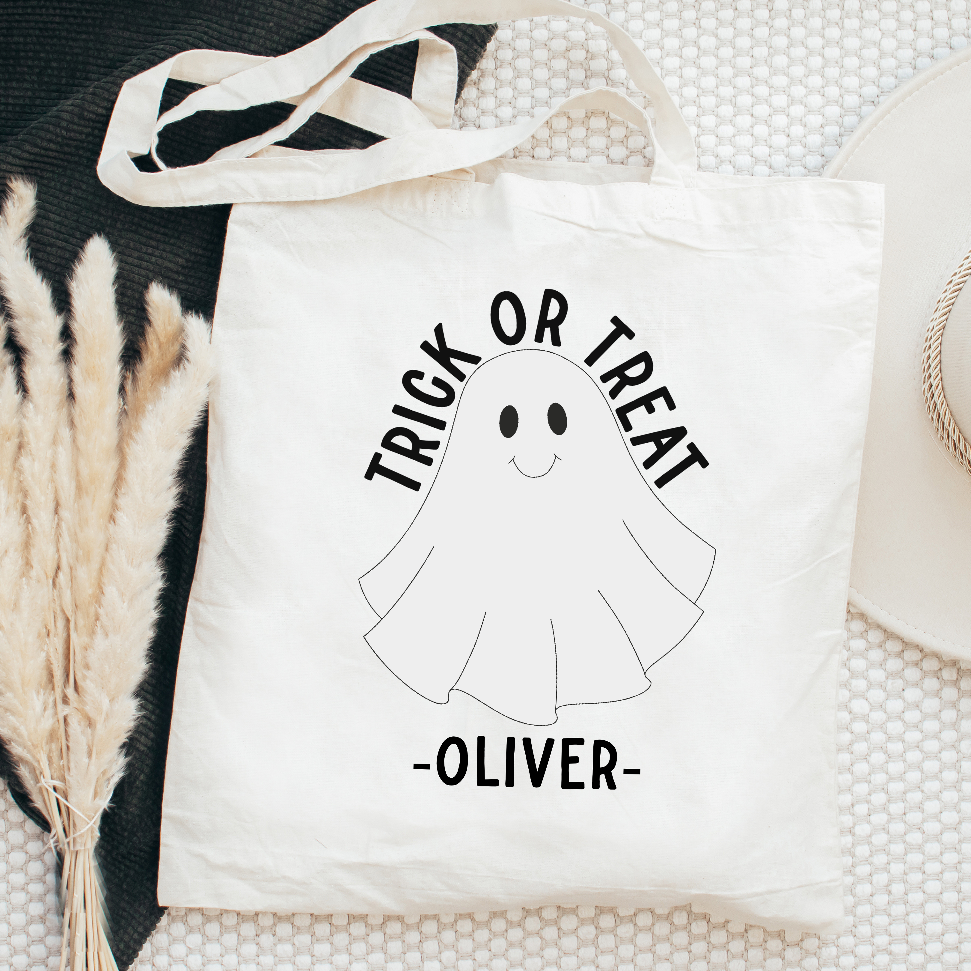 Ghost Custom Halloween Trick-or-treat Tote Bag – Sweet Mint