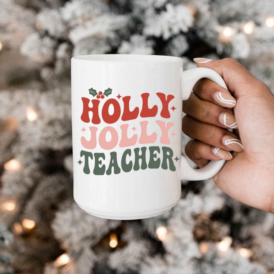 Have a Holly Jolly Christmas Reindeer Mug – Sweet Mint Handmade Goods