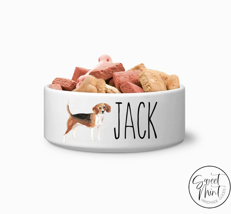 Beagle Custom Dog Bowl Pet