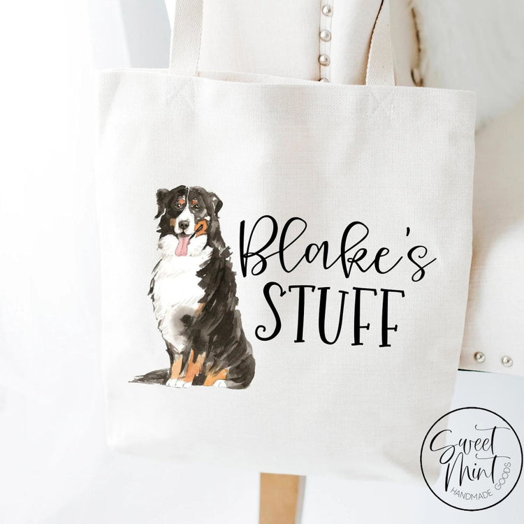 Bernese Mountain Dog Tote Bag