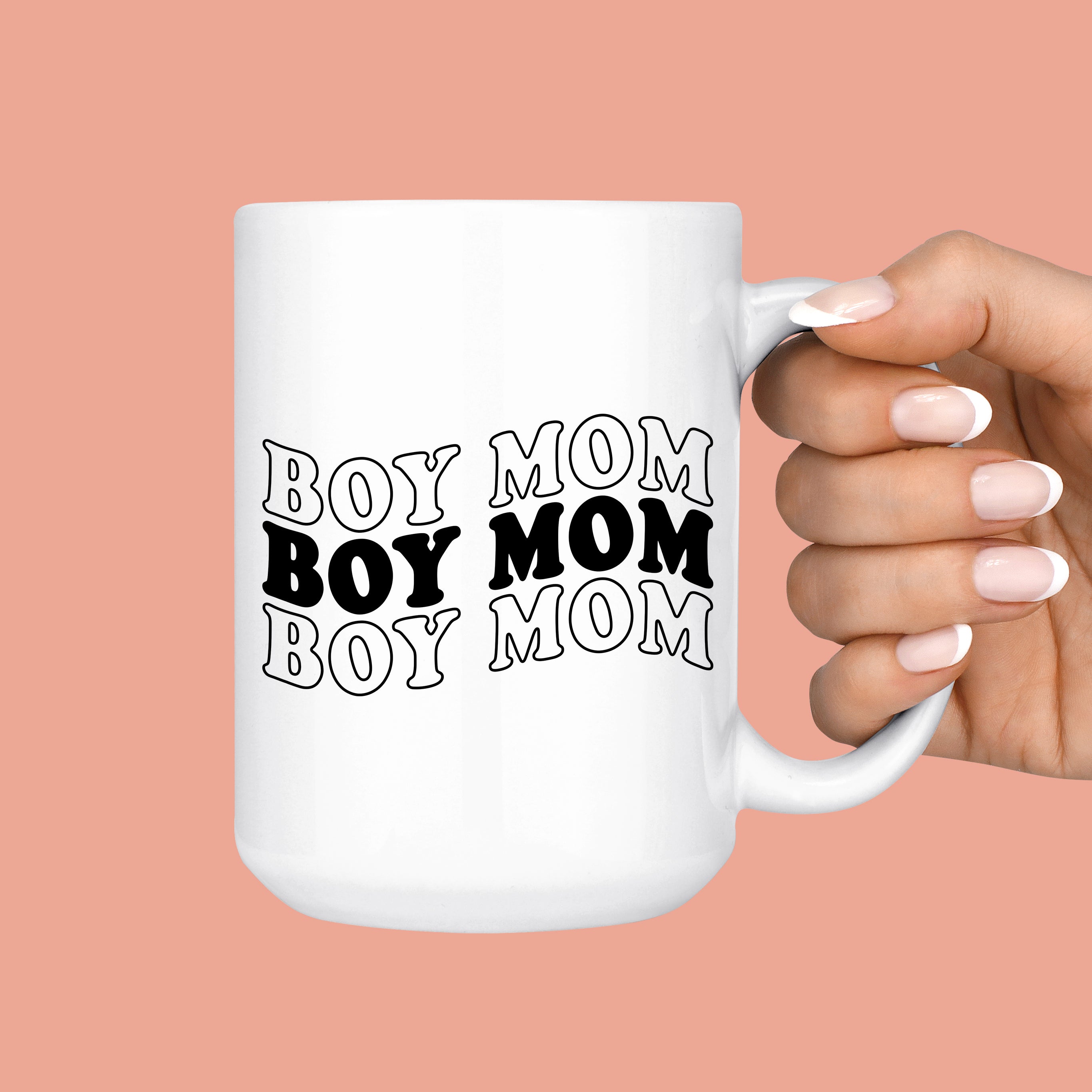 Boy mom hot sale coffee mug