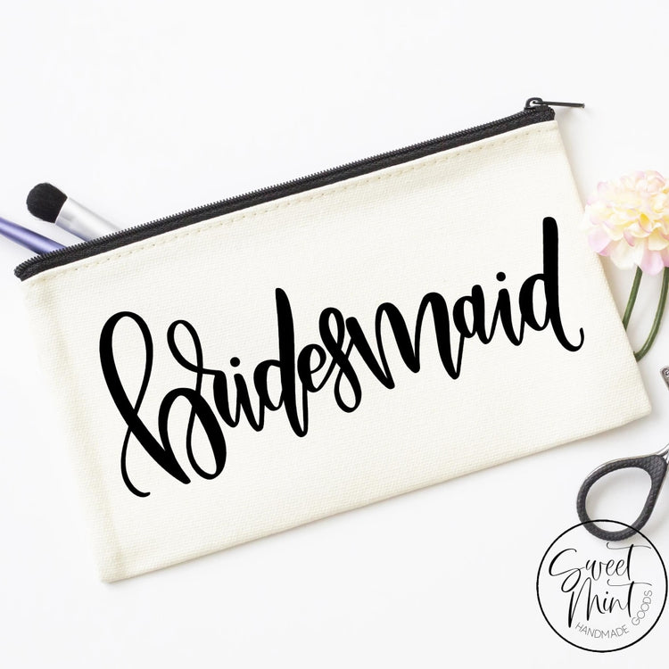 Bridesmaid Cosmetic Bag - Makeup Gift For