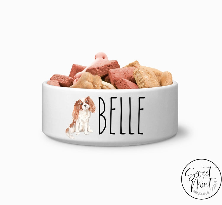 Cavalier King Charles Spaniel Custom Dog Bowl Pet