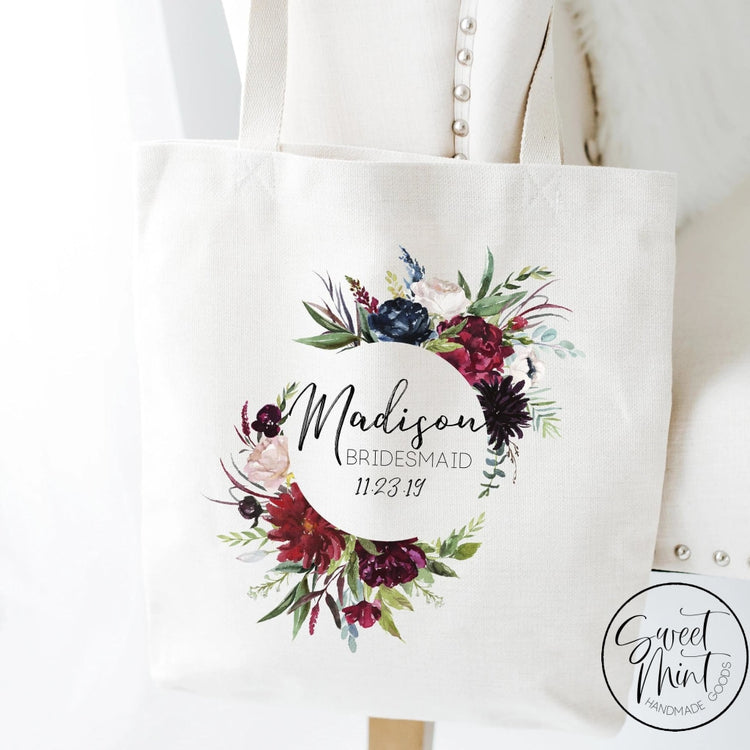 Custom Bridesmaid Tote Bag