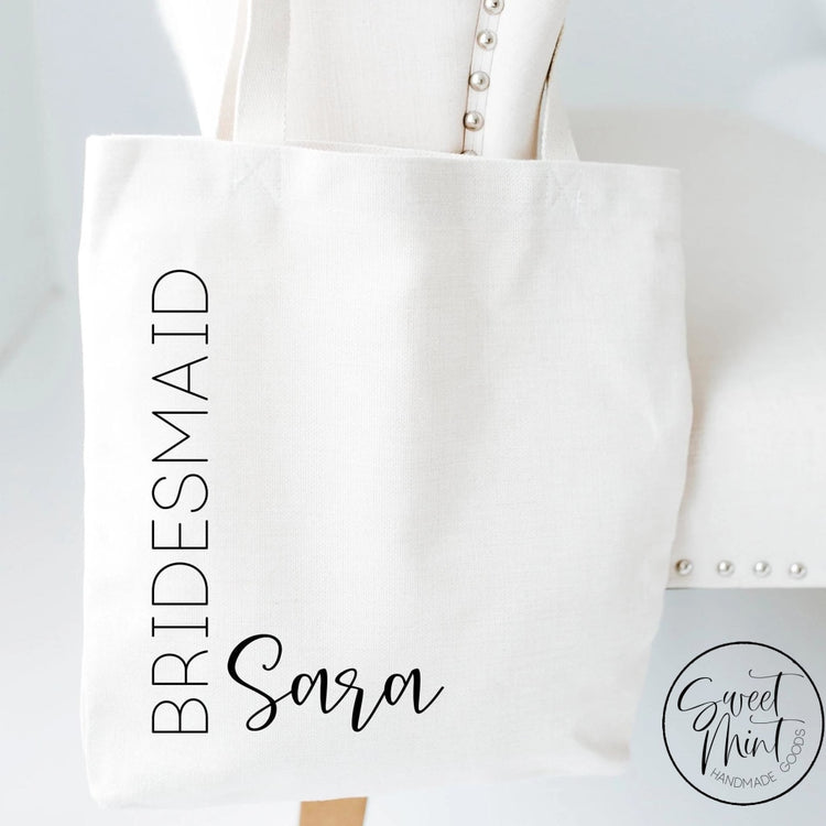 Custom Bridesmaid Tote Bag