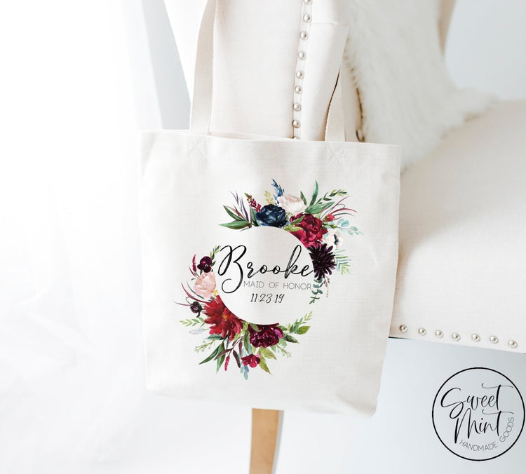 Custom Maid Of Honor Bag Tote