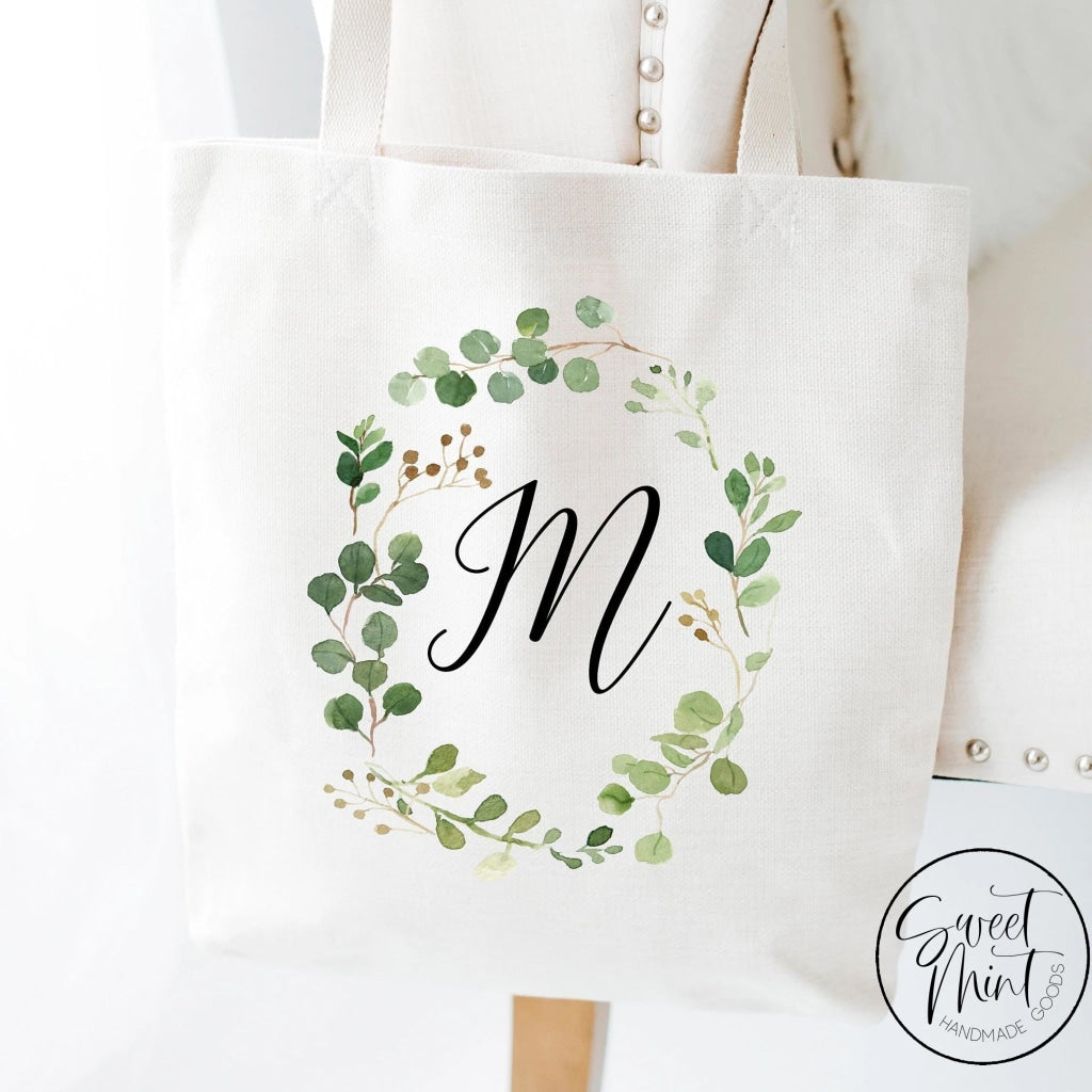 Custom Monogram Tote Bag - Main Image