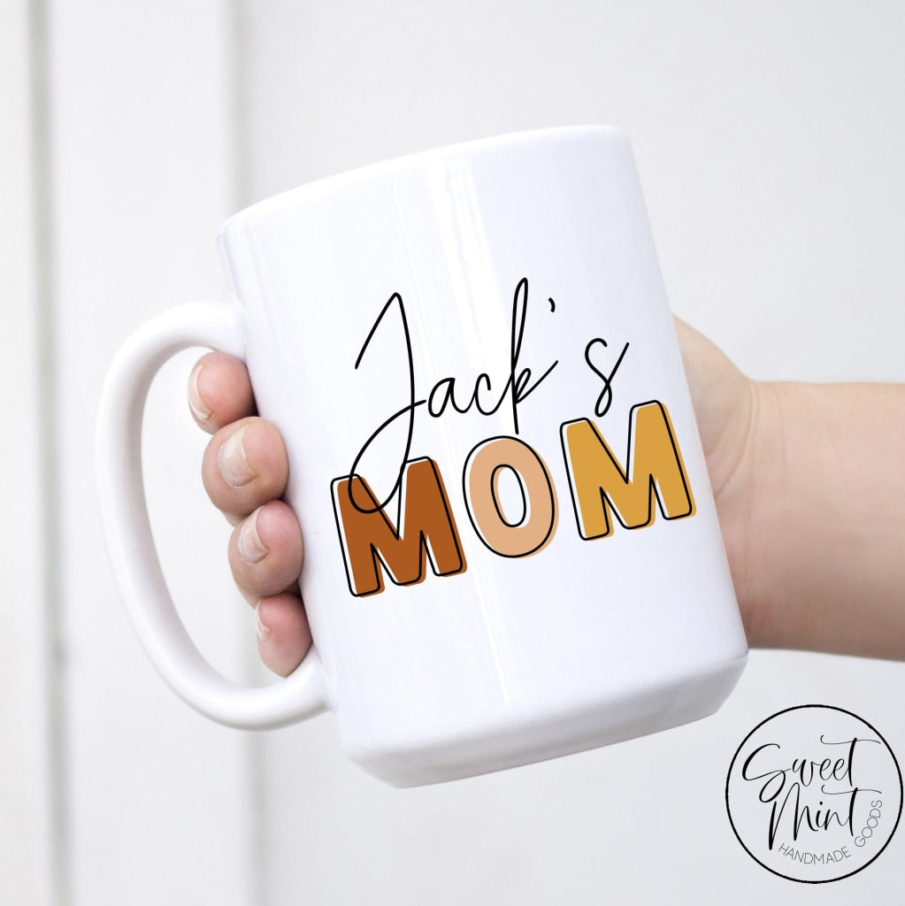 Personalized New Mom Coffee Mug