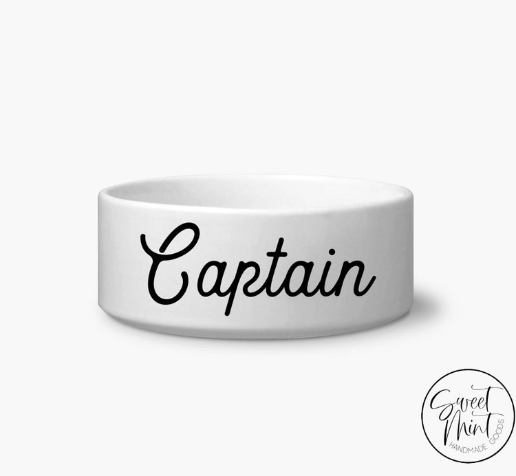 Custom Name Pet Bowl