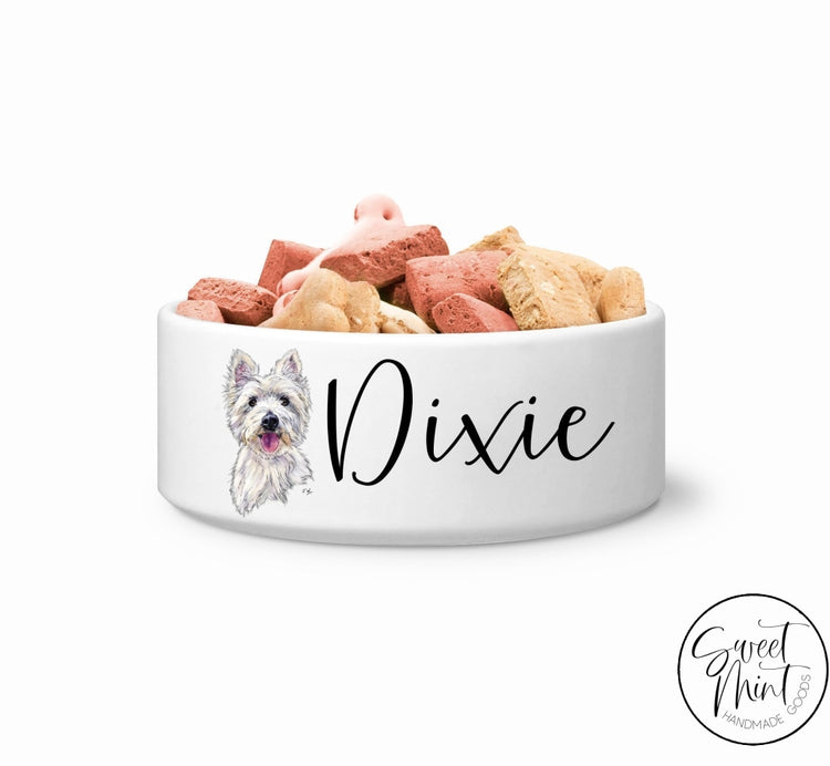 Custom Westie Bowl Dog Pet