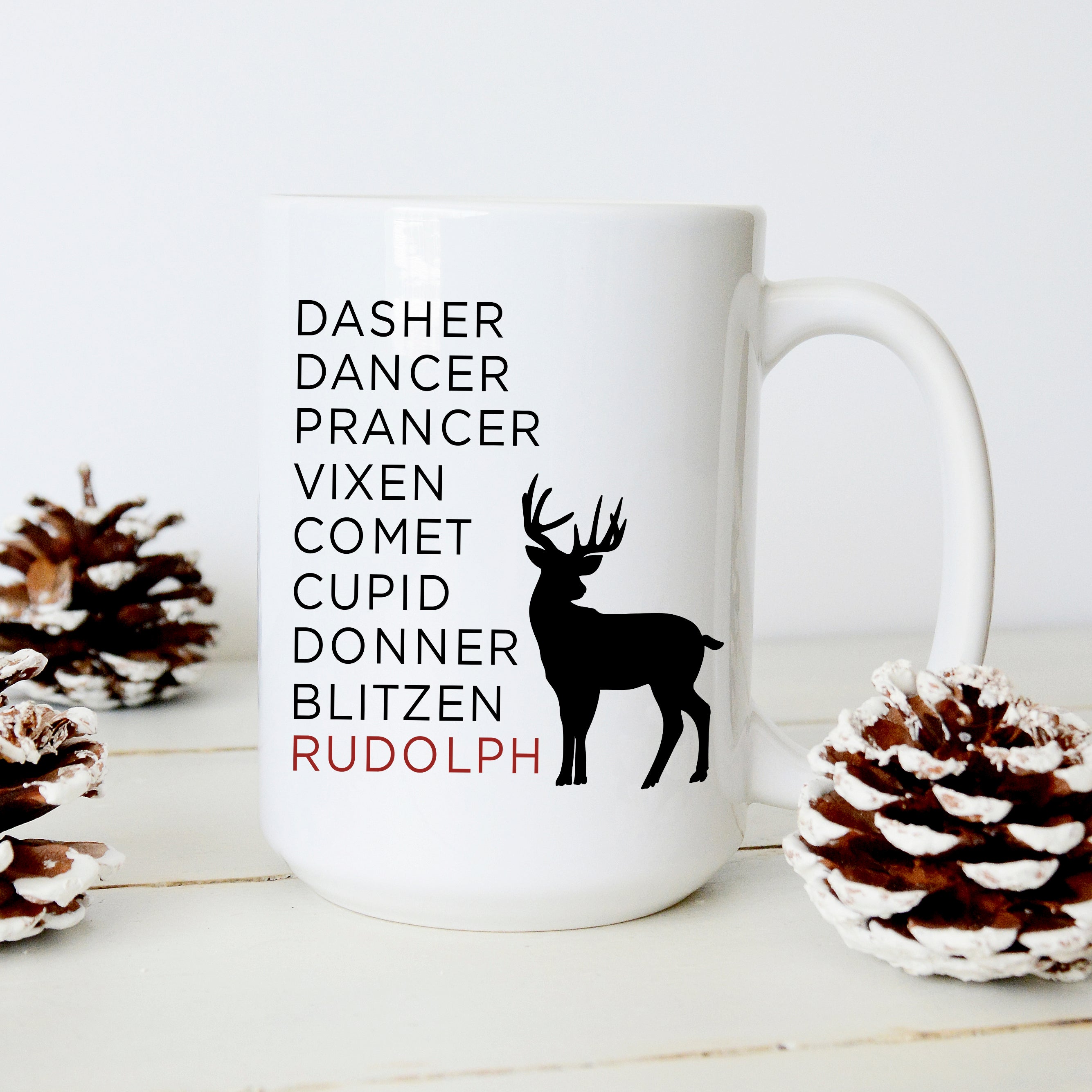 Comet Reindeer Tea Mug