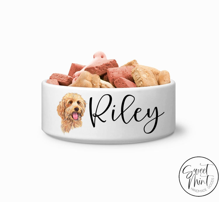 Doodle Custom Dog Bowl - Golden Doodle Labradoodle Pet