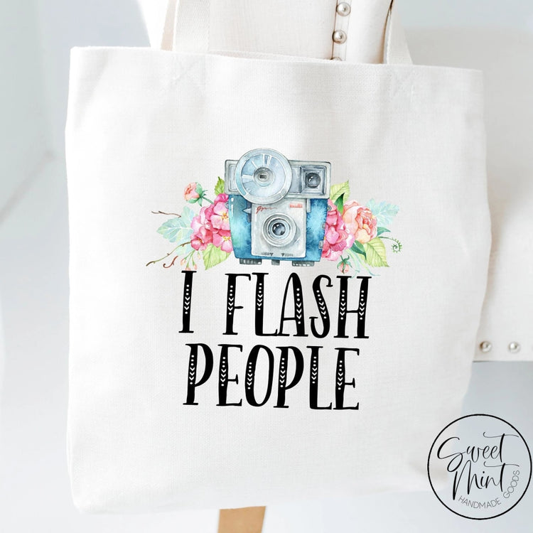 I Flash People Tote Bag Photographer Camera