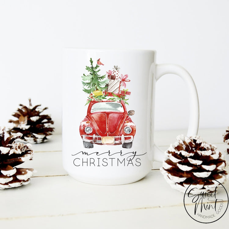 Merry Christmas Beetle Mug