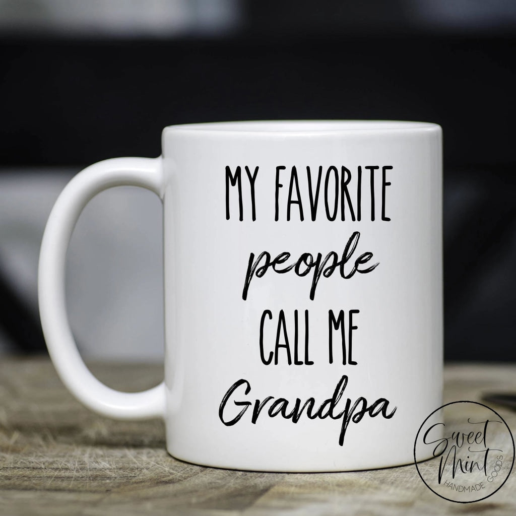My Favorite People Call Me Grandpa Custom Engraved YETI Tumbler