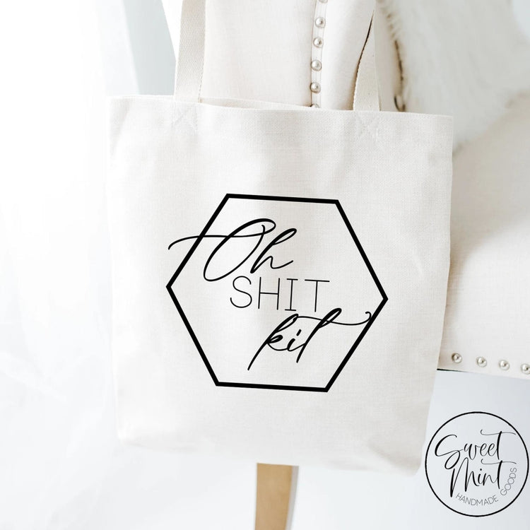Oh Shit Kit Funny Bachelorette Tote Bag