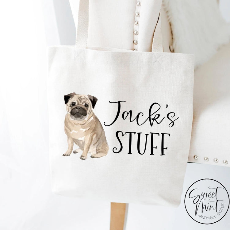 Pug Tote Bag