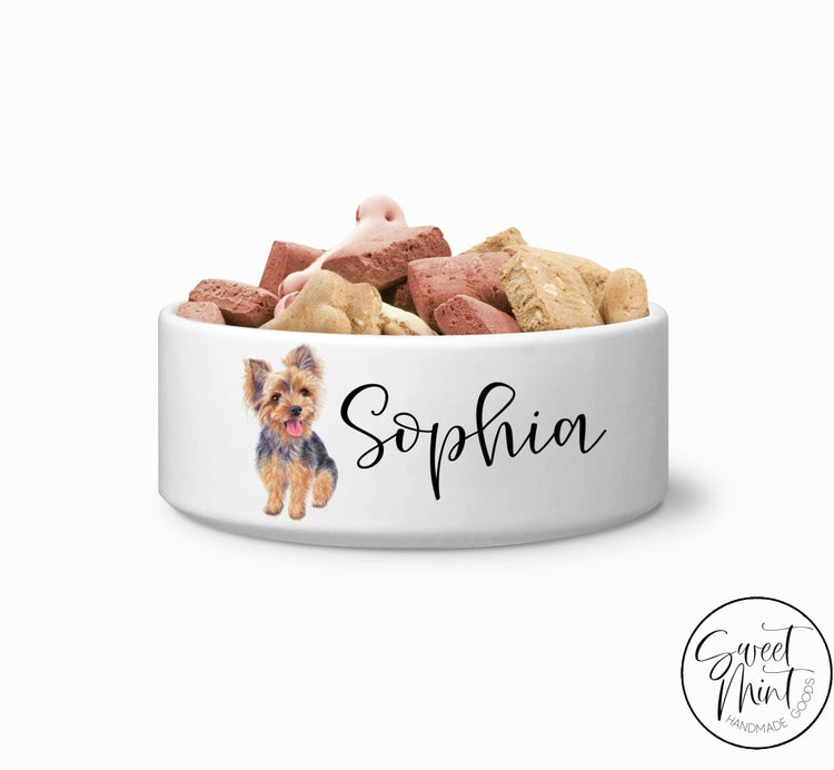 Yorkie Dog Bowl Pet