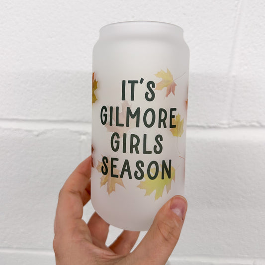 It's Gilmore Girls Season Leaves Can Glass - 18oz