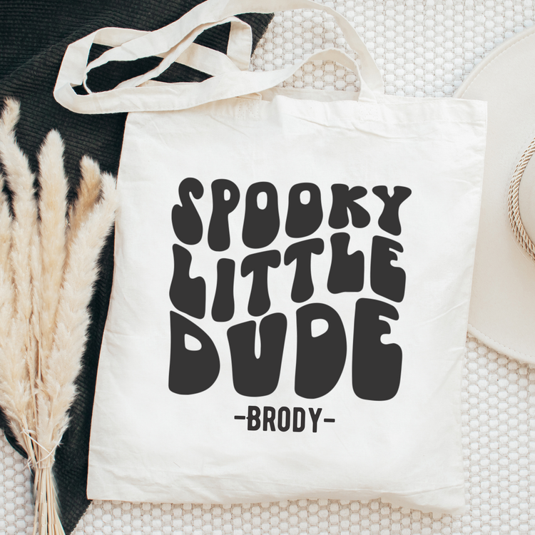 Spooky Little Dude Custom Halloween Trick-or-treat Tote Bag