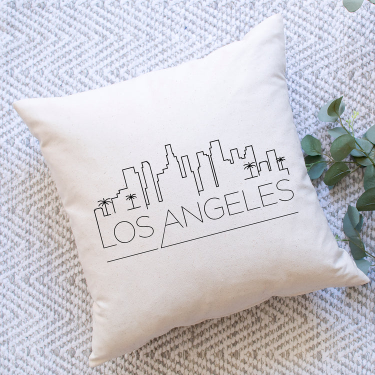 Los Angeles Skyline Pillow Cover