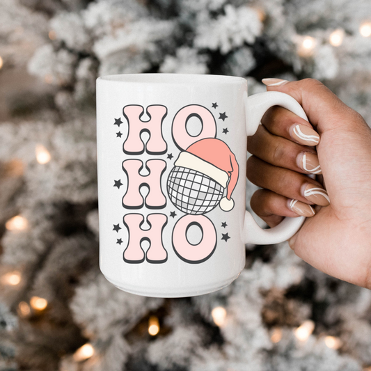Ho Ho Ho Disco Ball Mug