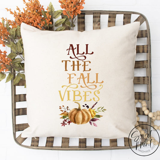 All The Fall Vibes Colorful Pillow Cover - 16 X