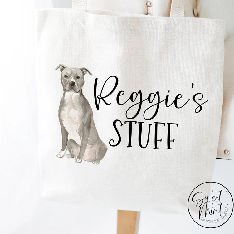 American Staffordshire Terrier Dog Tote Bag