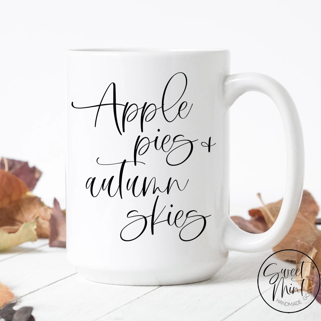 Apple Pies And Autumn Skies Mug - Fall
