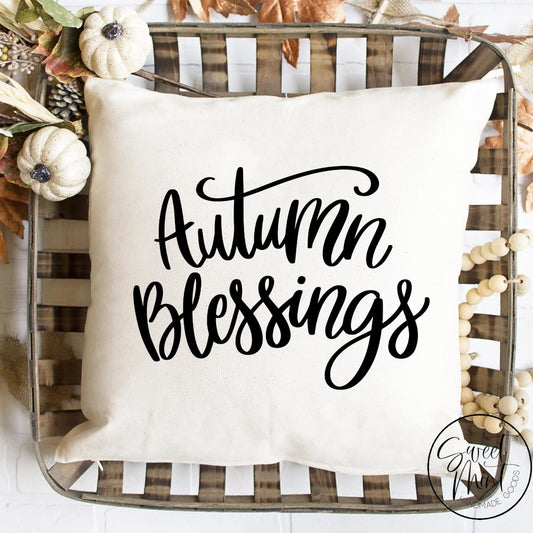 Autumn Blessings Pillow Cover - Fall / 16X16