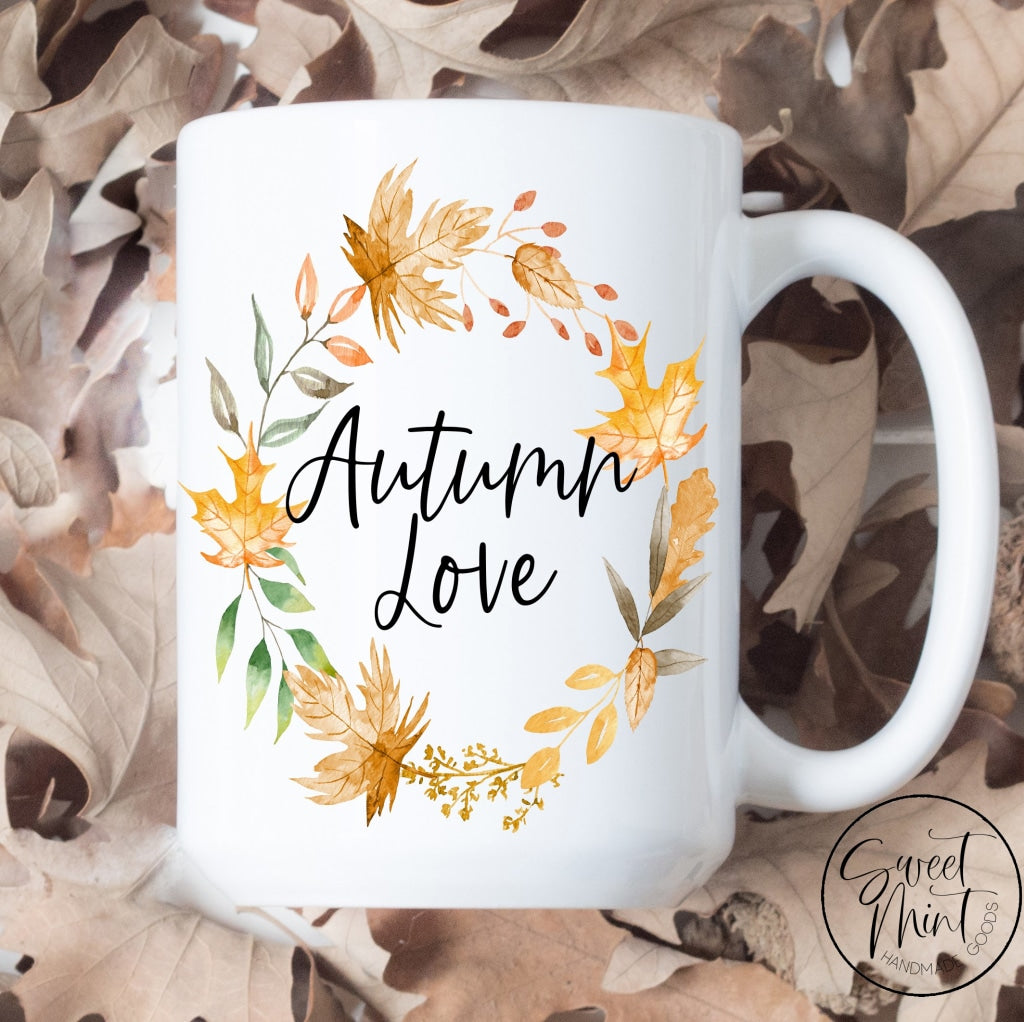 Autumn Love Wreath Mug