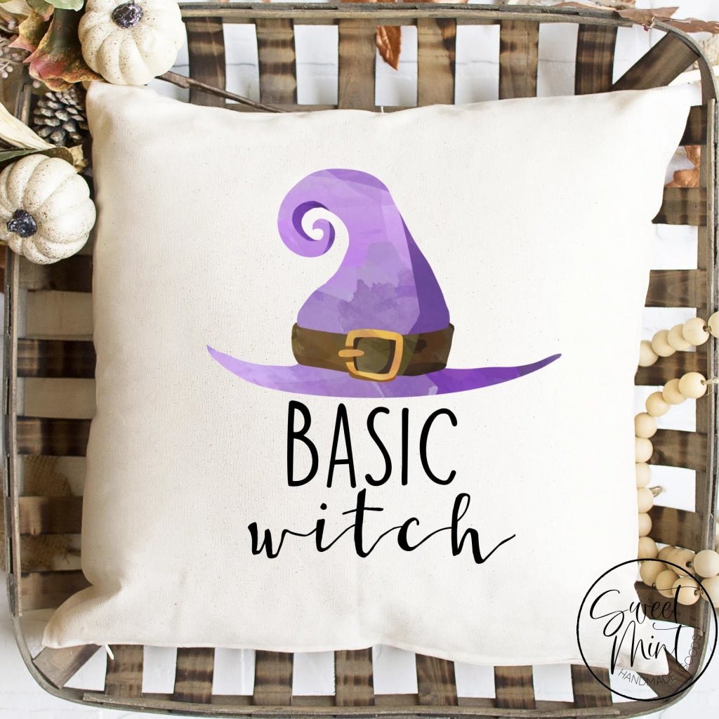 Basic Witch Pillow Cover - Halloween Fall Autumn 16X16