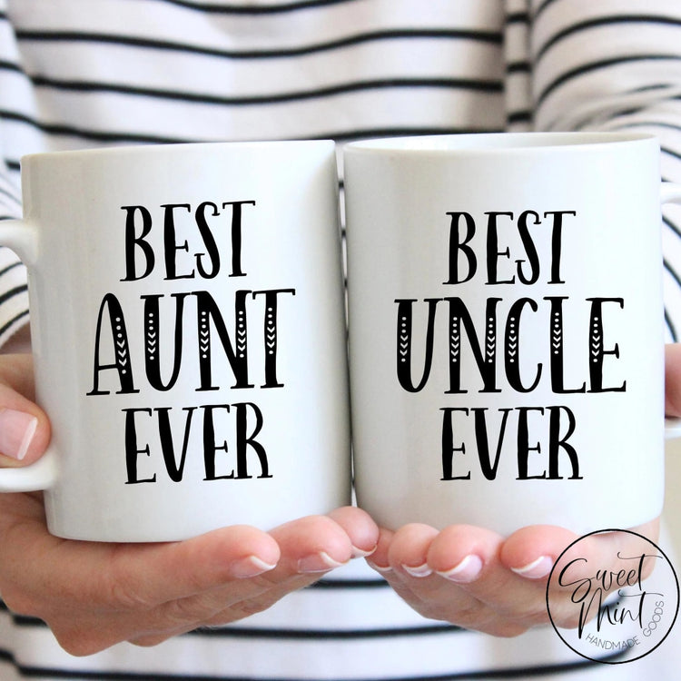 Best Aunt Ever & Uncle Mug Set