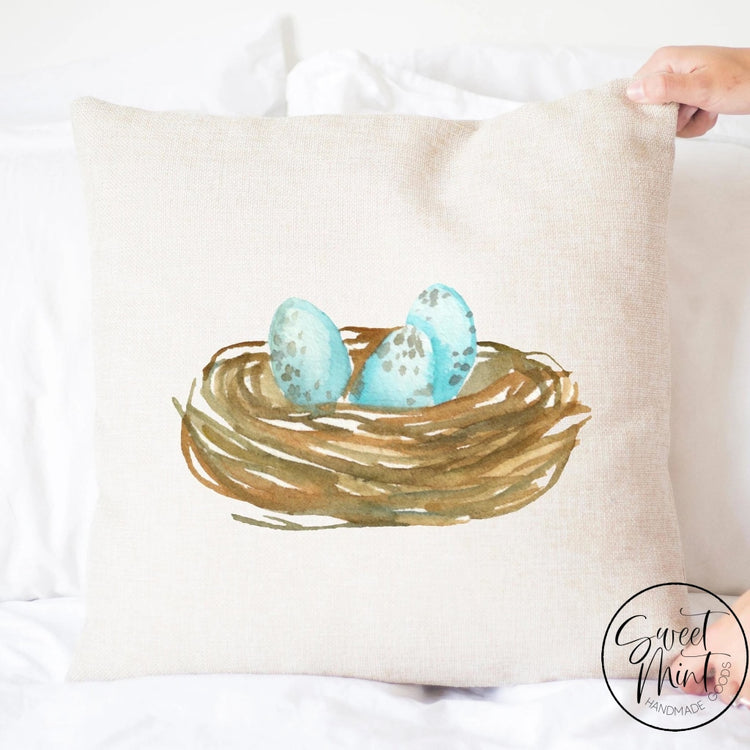 Birds Nest Pillow Cover - 16X16
