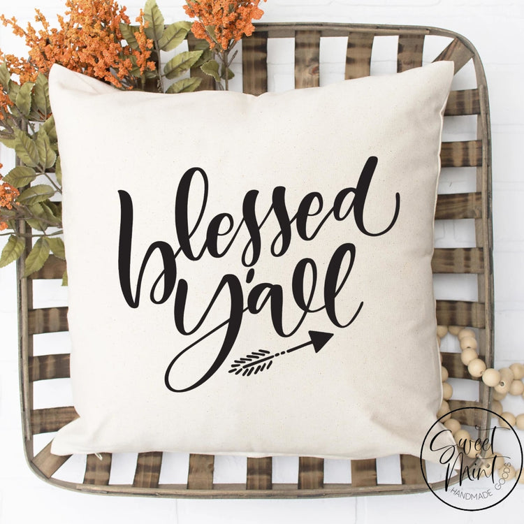Blessed Yall Pillow Cover - Fall / Autumn 16X16