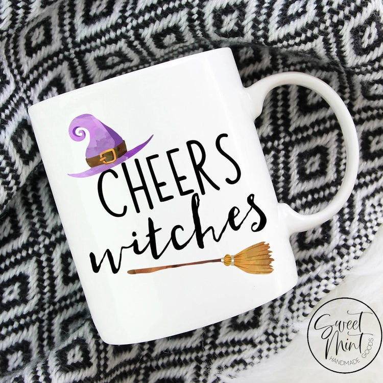 Cheers Witches Mug - Halloween / Fall Autumn