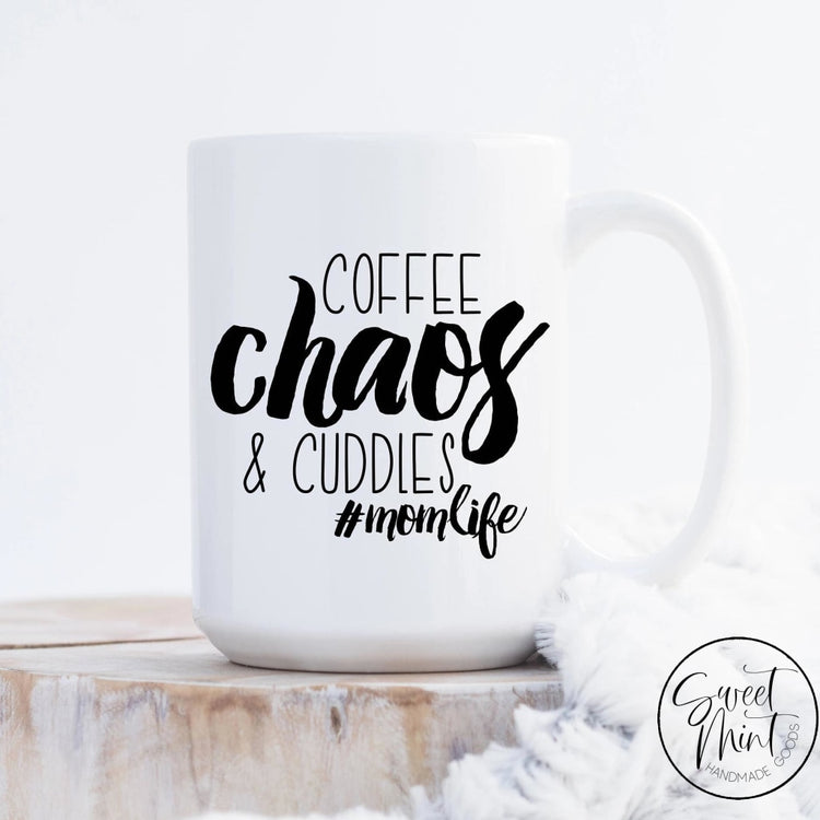 Coffee Chaos And Cuddles Mug