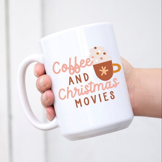 Coffee and Christmas Movies Mug