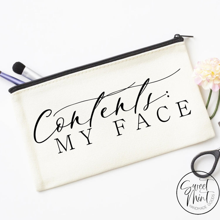 Contents My Face Cosmetic Bag - Makeup