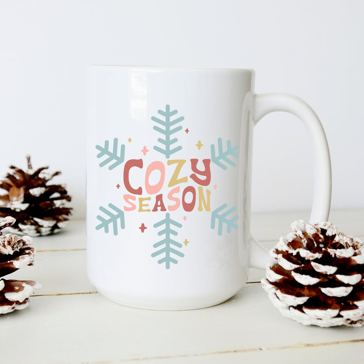 Cozy Season Snowflake Mug