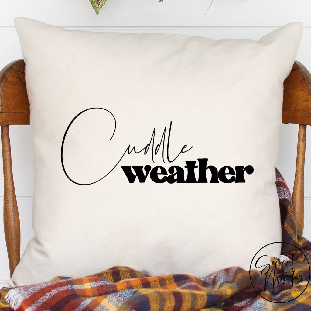 Cuddle Weather Pillow Cover - 16 X