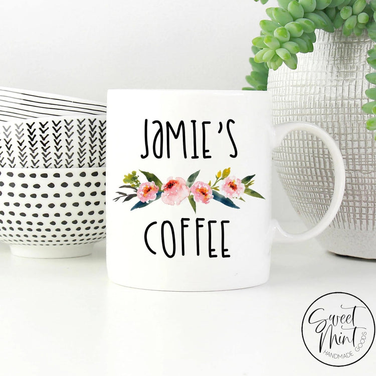 Custom First Name Coffee Mug
