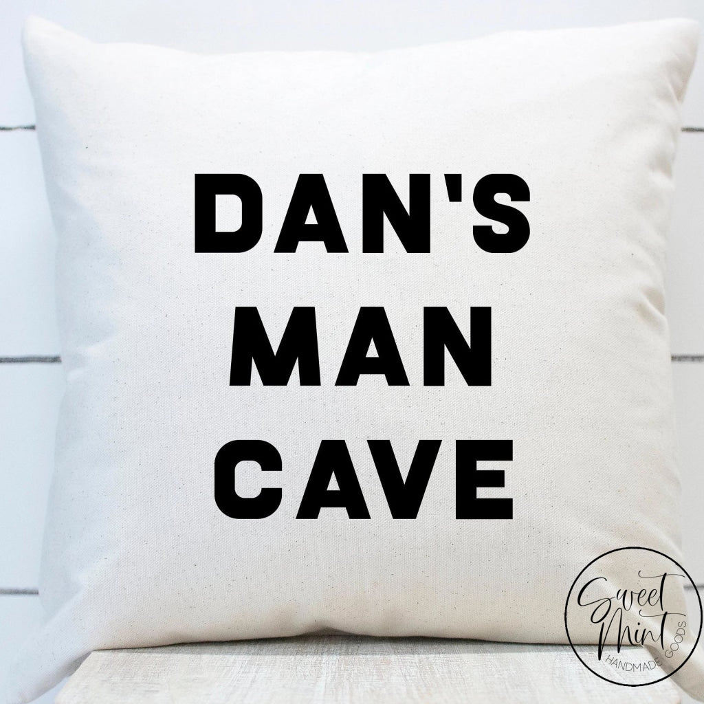 Custom Man Cave Pillow Cover - 16X16