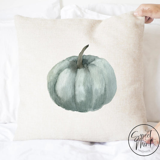 Dark Blue Pumpkin Pillow Cover - Fall / Autumn 16X16