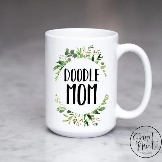 Doodle Mom Mug - Greenery