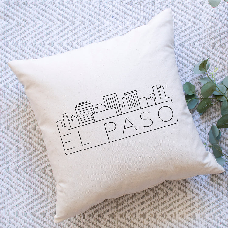 El Paso Skyline Pillow Cover