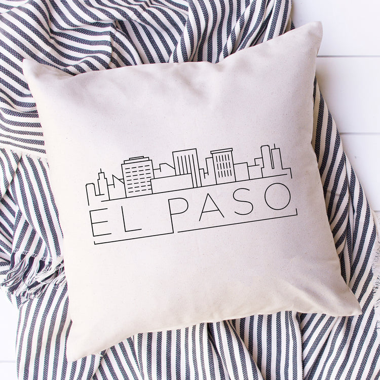 El Paso Skyline Pillow Cover